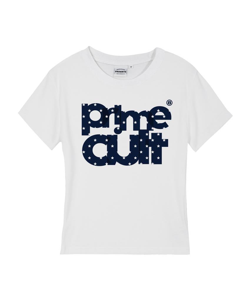 PRIMATE Star Tape Women'S Slim Fit Short Sleeve T-Shirt 3 Colors