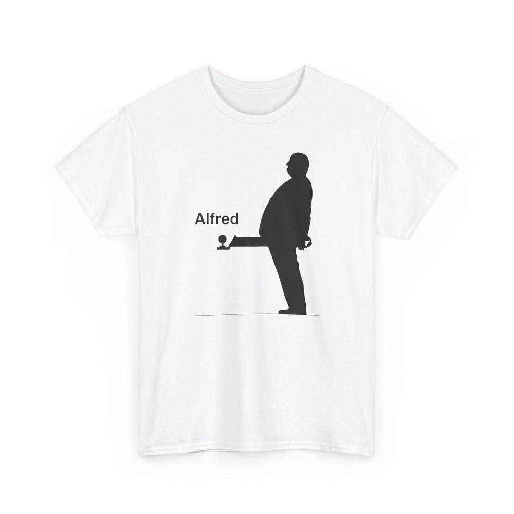 Movies Film Auto Parody Alfred Hitchcock Unisex T-shirt Tee, Film Lover T-shirt Tee, Movie Buff