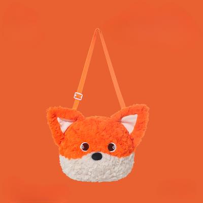 Bolsa Pequena de Pelúcia Fofa de Raposa Versátil Boneca Boneca Bolsa Mensageiro de Ombro Nicho