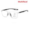Multifocal Progressive Reading Glasses Men'S And Women'S Large Frame Multifocal Glasses High Definition Anti-Blue Light Glasses