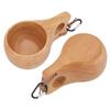 Wooden Cup Finland Style Handmade Natural Portable Mug Drinking Cup for Coffee Tea Milk