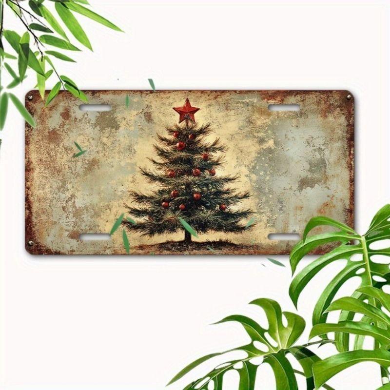 Motorcycle Souvenir License Plate, Metal Auto Wall Decor 15x30cm