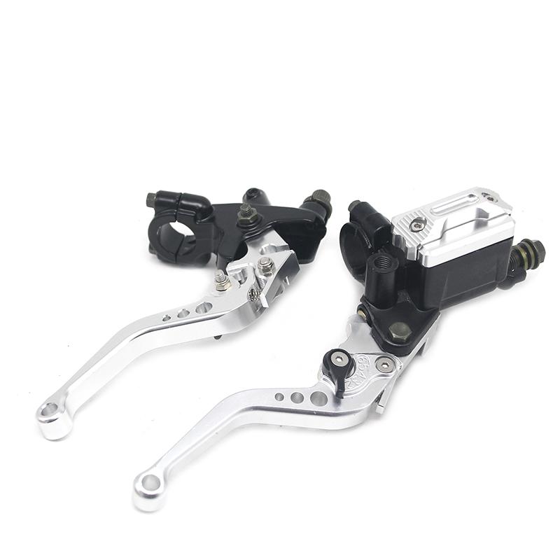 ZSDTRP 7/8" Universal Motorcycle Hydraulic Brake Clutch Master Cylinder Reservoir Lever Fit 50cc-300cc Sport Bike Street Bike