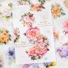 2m 1 Rolle PET Pflanze Blumen Klebeband Aufkleber Dekorative Collage Klebstoff Diy Scrapbooking Hand Made Masking Tape