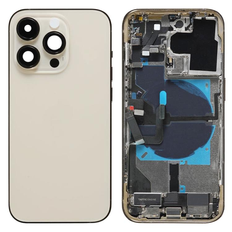 For iPhone 14 Pro Back Battery Housing Cover with Small Parts (EU Version)