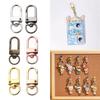 100Pcs Delicate Zinc Alloy Swivel Clips Carabiner Clip Swivel Triggers Dog Buckle KeyRing for Creative DIY Projects