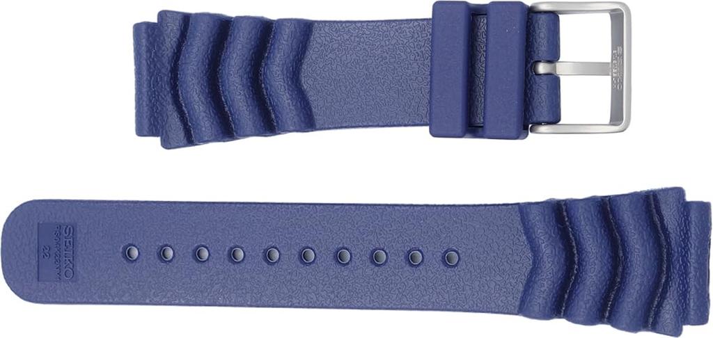 Seiko Watch Genuine Replacement for Navy Includes Watch Cleaning Cloth and Simple Instruction Band/strap, 22mm, Urethane, Diver's Watch, RS04K22NY1,