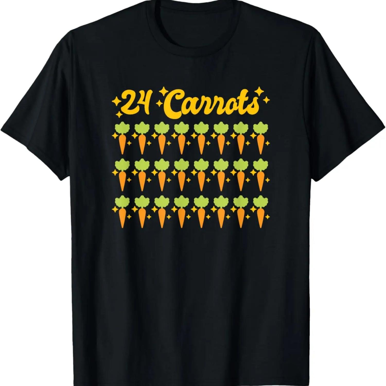 Gold Miner Digger Prospecting 24 Carrots Treasure Hunting T-Shirt S