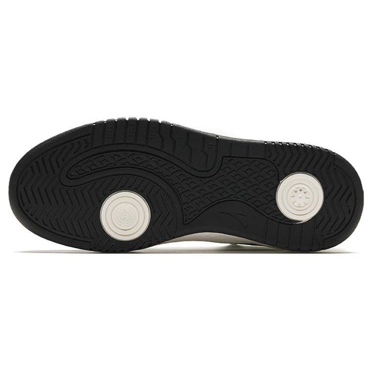 Anta Wave Shoes Comfortable Non-Slip Lightweight Mid-Top Sneakers Women Sneakers Black White 922348088-2