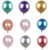 18-Inch Large Metal Chrome Latex Balloon, Birthday Wedding Room Decoration