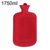 500/1000/1750/2000ml Portable Rubber Winter Hot Water Bottle Bag Hand Warmer