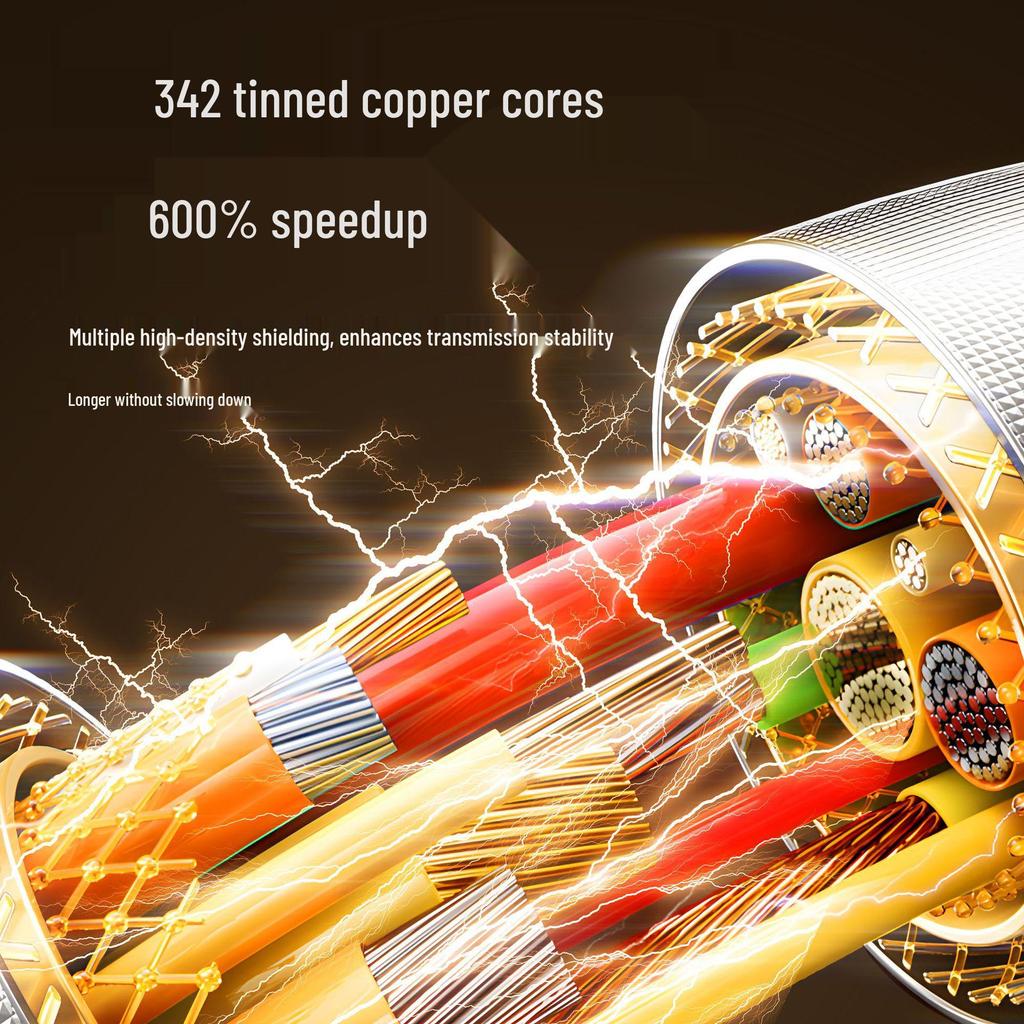 100W Transparent Digital Display Fast Charging Cable, 30W for Apple 14, 66W Type-C Universal Charger