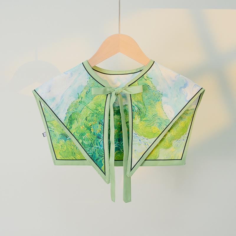 French Vintage Lace-Up Shawl: Women's Spring/Autumn Decorative Caplet, Thin Layered Neck & Shoulder Cover