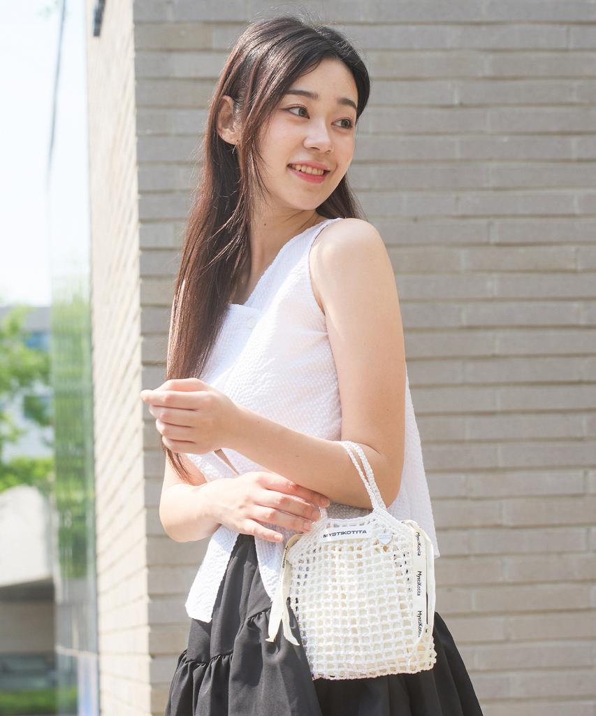 Mystikotita Mini Flat Metal Net Bag - 2 Colors