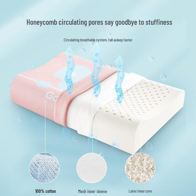 JAGO Natural Latex Pillow for Children (6-16 Years)