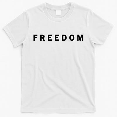 Freedom Charlie Kirk White USA Christian T-Shirt Unisex T-Shirt
