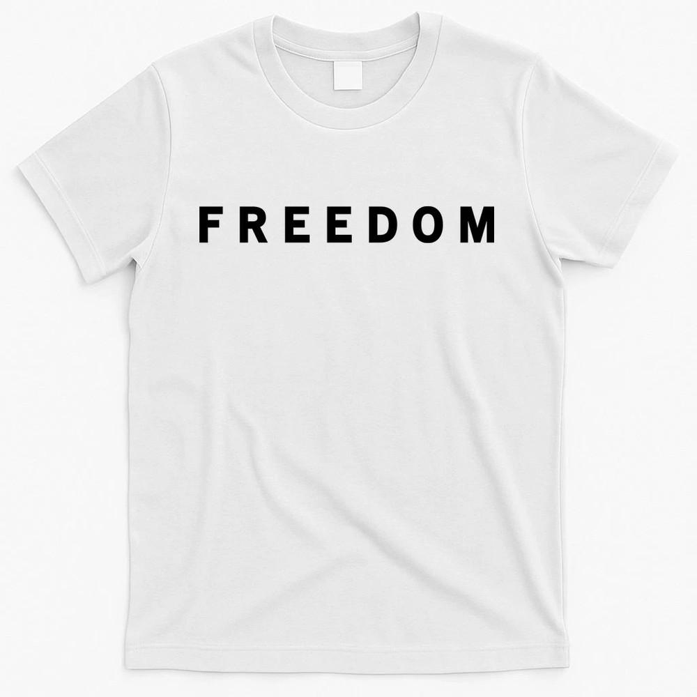 Freedom Charlie Kirk white USA Christian T-Shirt Unisex T-Shirt XXL