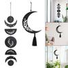2Pcs Bohemian Moon Phase Wall Hanging Hotel Home Living Room Dorm Decoration