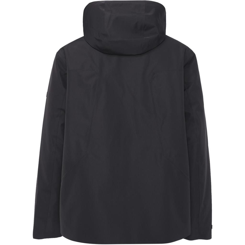 Saucony Urban Commuting Series Solid Color Three-In-One Full-Zip Hooded Down Jacket Unisex Jacket Black SC2240205A-BK01