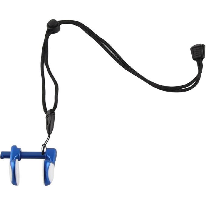 Diving Nose Clip, Adjustable Aluminum Alloy Professional Swimming Nose Plug with Lanyard Underwater Protective Equipment Tool for Swimming Diving синий