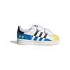 adidas Originals SUPERSTAR CF Breathable Low Top Toddler Shoes White Blue Infant And Toddler IF2913