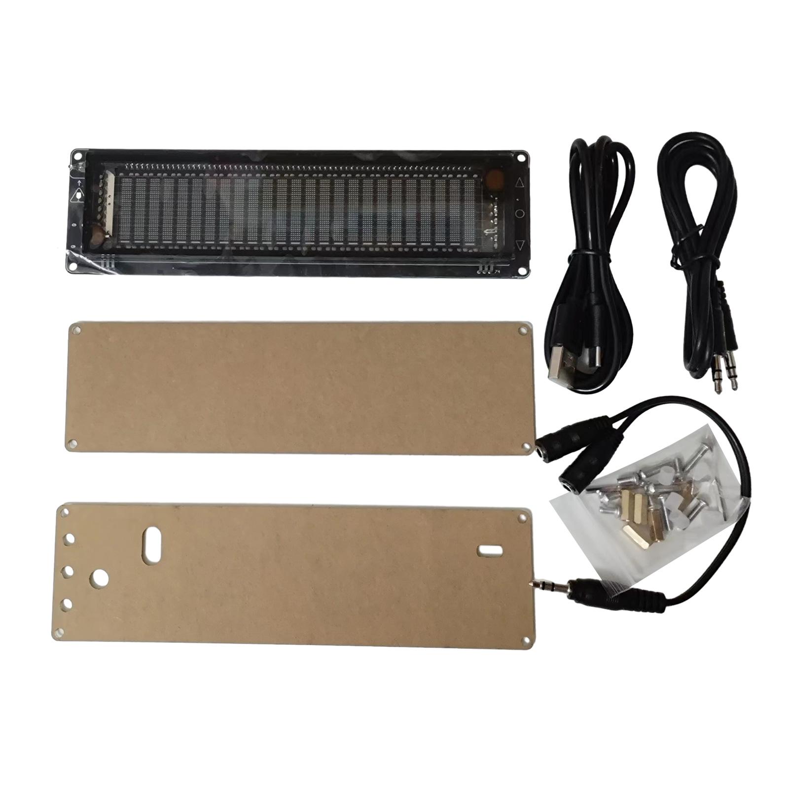 

VFD Стерео Микрофон Музыкальный Спектральный Индикатор Уровня VU Метр Звукосниматель Ритмический Свет Усилитель Атмосферные Лампы для Танцевальных Студий