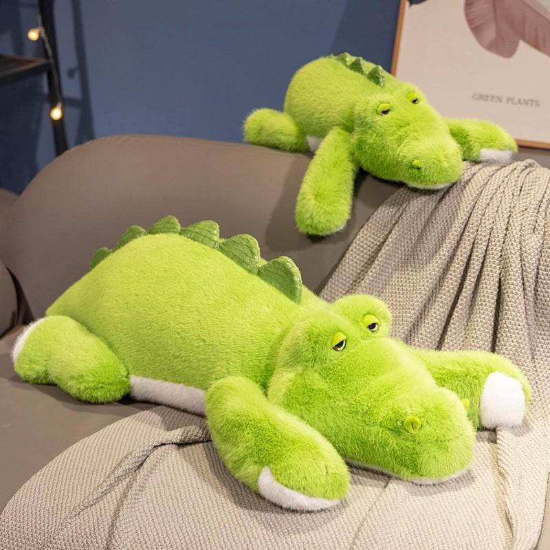 Crocodile Plush Green Toy Animal Stuffed Doll Room Bed Decoration Kids Gift