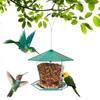 Outdoor Bird Feeders Foldable Hummingbird Birdhouse Feeder Large Capacity Weatherproof Feeding Station For Backyard Courtyards