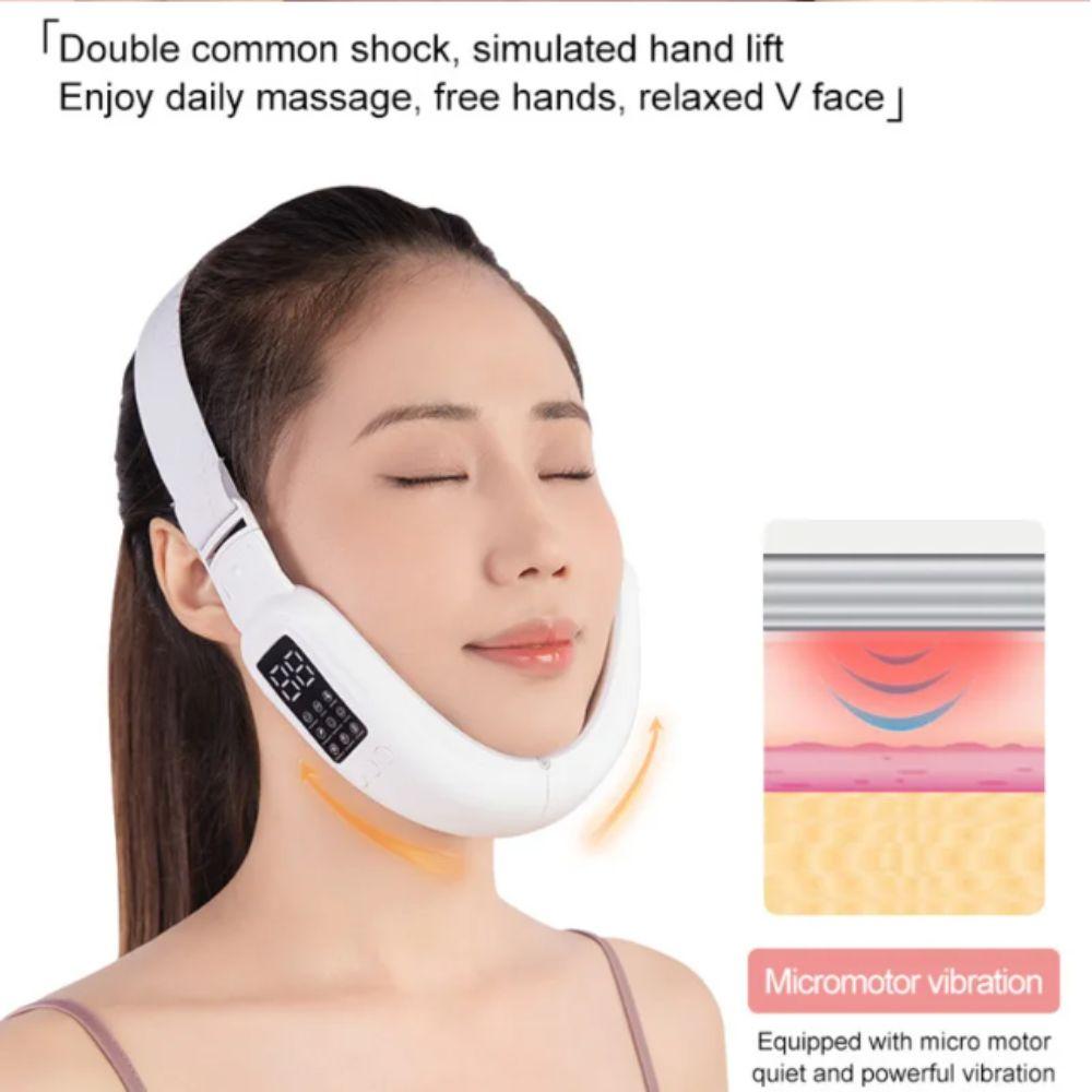 Vibration Massager Facial Lifting Device Electric Beauty Device V Face Lifting Machine  Cheek Lift