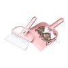 2 Pieces 19x13x3cm Dust Removal Set Broom Dustpan Set with Hand Broom Brush Mini Broom Tabletop Broom Hand Cleaning Tools Broom Dustpan Set Hand