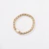 14K Hollow Italian Spica Chain Ring