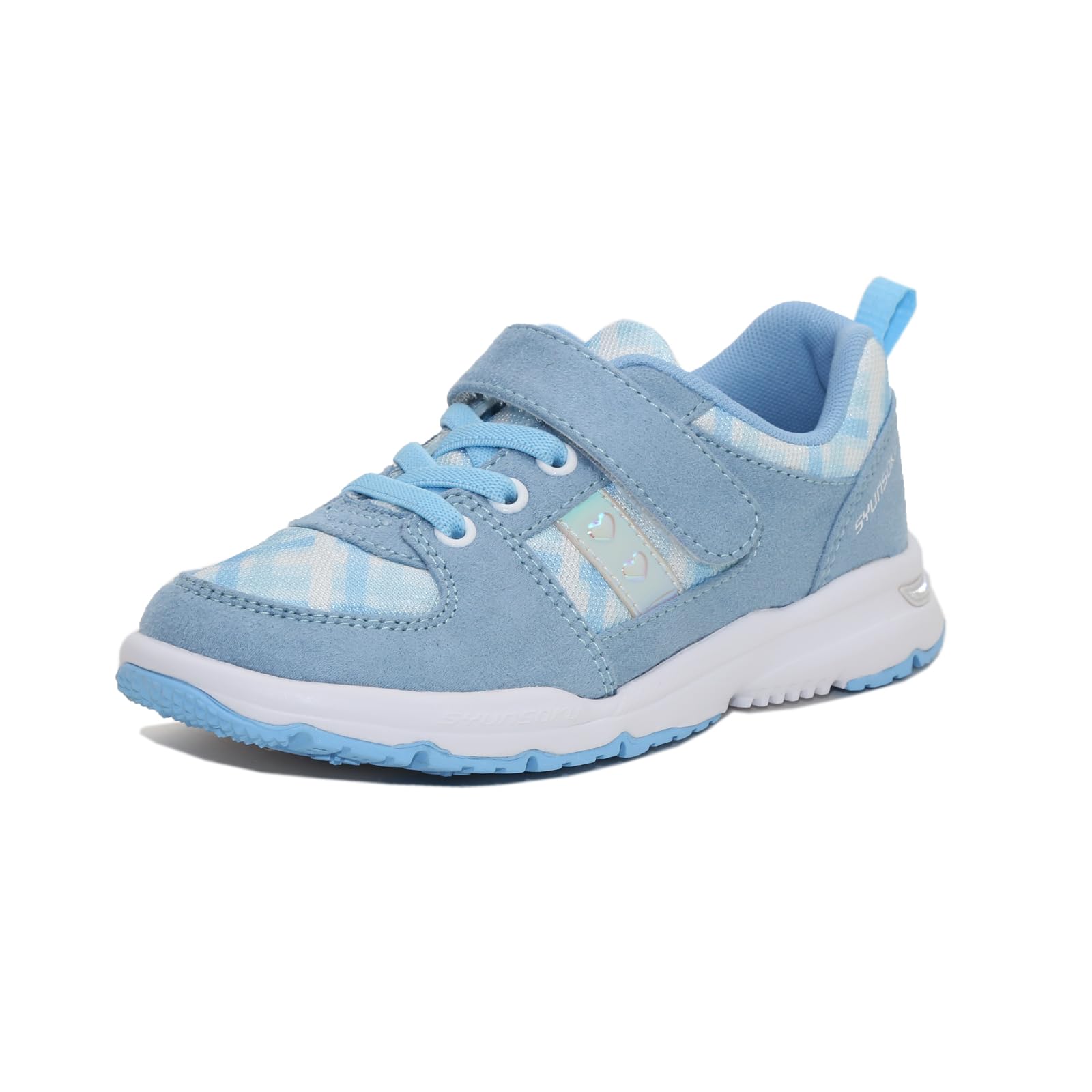 

Shunsoku Athletic LEC cm Sneakers, Shoes, Kids, Girls, Lightweight, 15-22cm, 2E, 8330, Sax, 20.5