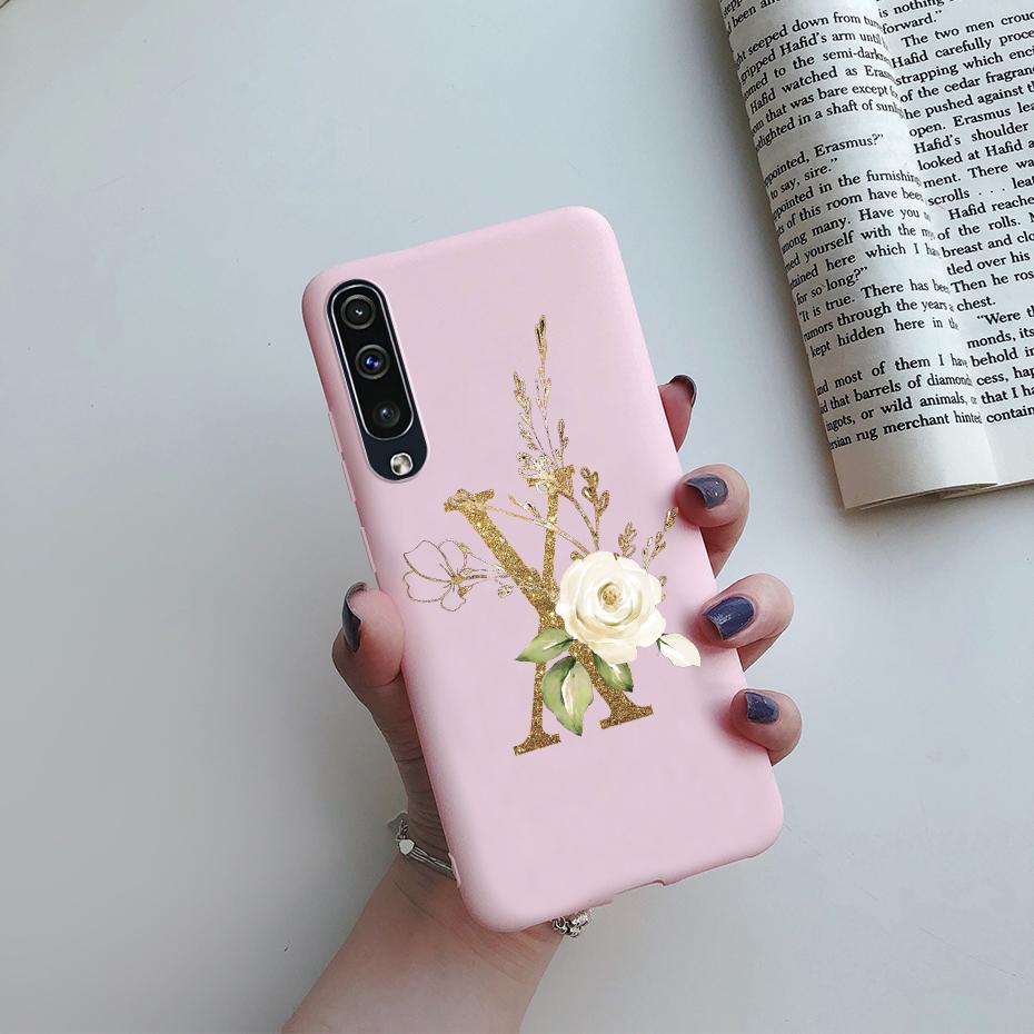 Case For Samsung Galaxy A50 A30 Case Silicone Cute Letters Soft Back Cover For Samsung Galaxy A30S A 30 50 A50S Case 2019 bumper