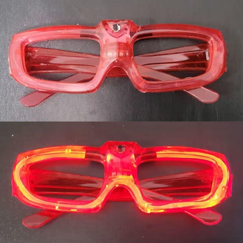 LED Glasses Adult Glow Sticks Glasses Luminous Glasses Shutter Shades Glasses Flashing Glasses