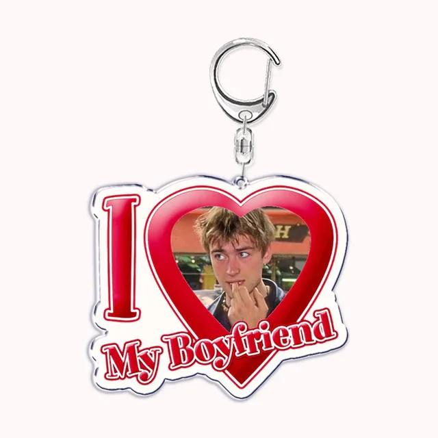 Couples I Love My Boyfriends Girlfriends Wedding Keychain Couple Lovers Fashion Personalized Keychain Pendant  Key Ring Gift