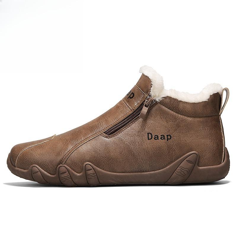 Men‘s Shoes Autumn High-Top Men‘s Cotton Shoes Work Workwear Shoes Versatile Outdoor.