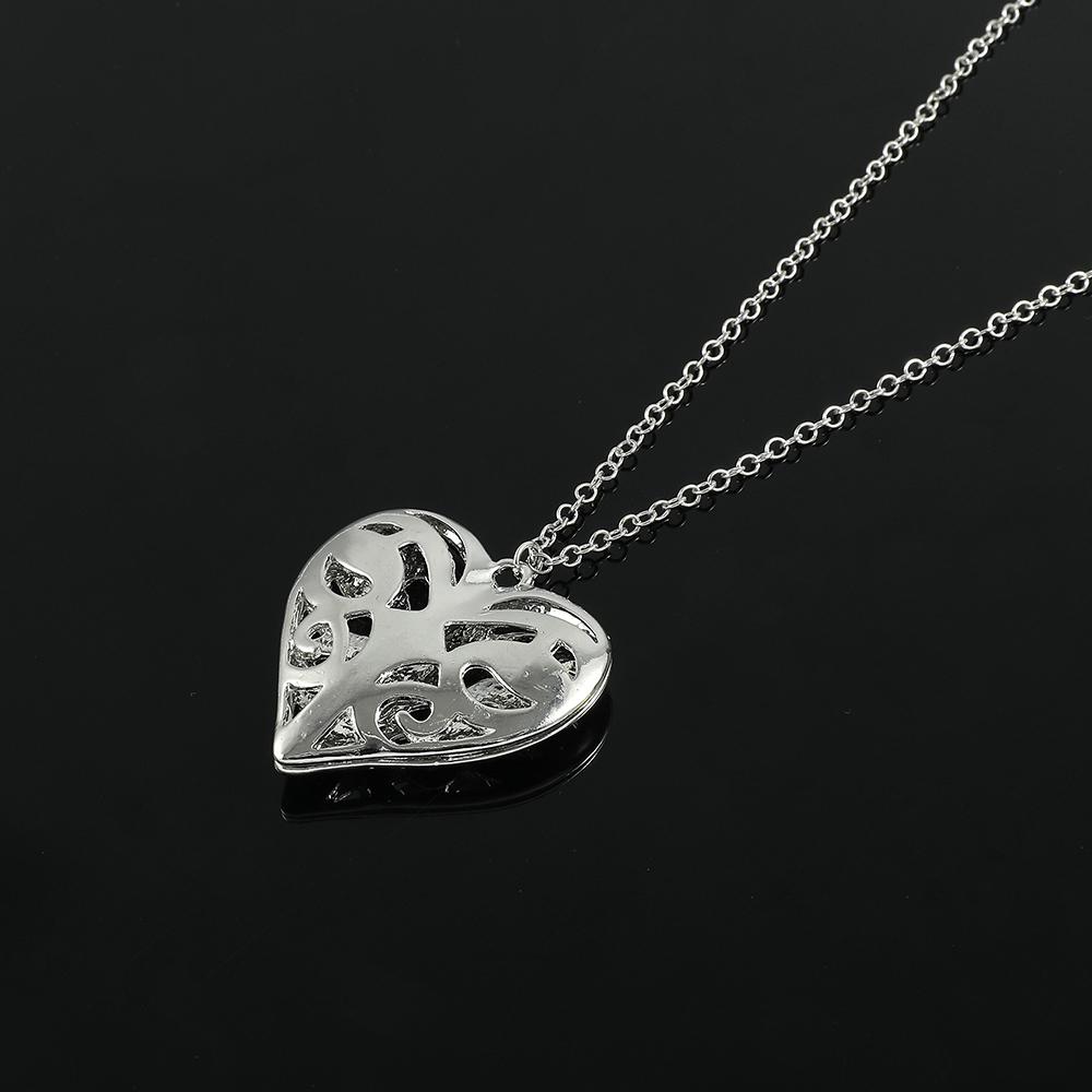 The Vampire Diaries Necklace Originals Family Caroline Forbes Filigree Heart Locket Real Vervain Fashion Pendant Jewelry