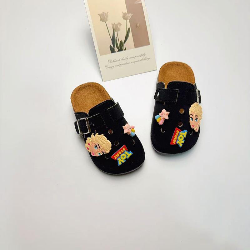 Medias Zapatillas de Verano Retro Unisex de Dibujos Animados Lindas para Niños Birkenstock con Suela Gruesa Antideslizante