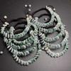 Hand-Woven A-Grade Burmese Jade Ping An Kou Bracelet with Ice Seed and Floating Flowers for Men and Women