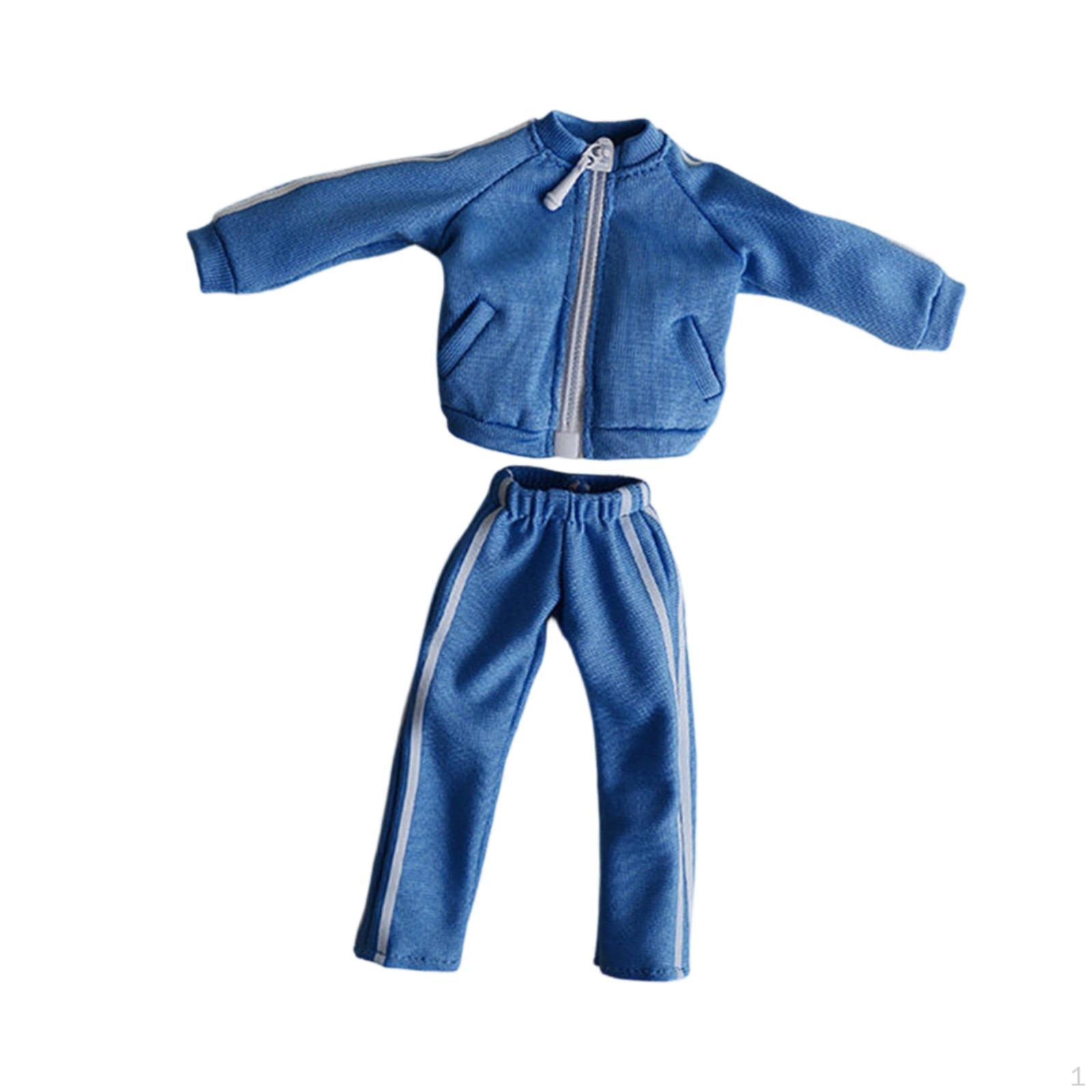 

1/ Figure Sporty Outfit Accessories Birthday Fashion Gift Props Party Toy Multifunctional светло-синий