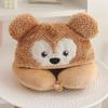 Cartoon Hooded Neck Support Plush Pillow & Toy – Portable Travel Comfort
