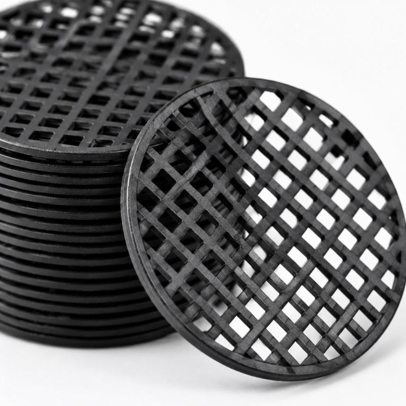 200lots Plastic Pot Drain Screens with Perforated Round Construction to Help Control Soil During Potting and Repotting