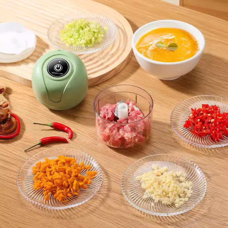 ZISIZ Portable Cordless Garlic Mincer