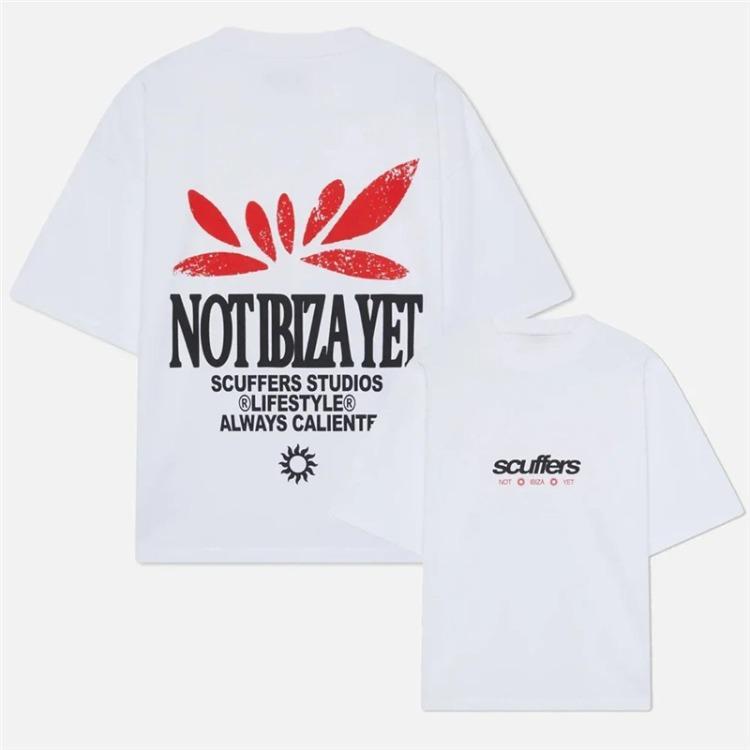 Short-sleeved T-shirt Printed Crew Neck Cotton Women’s Men’s