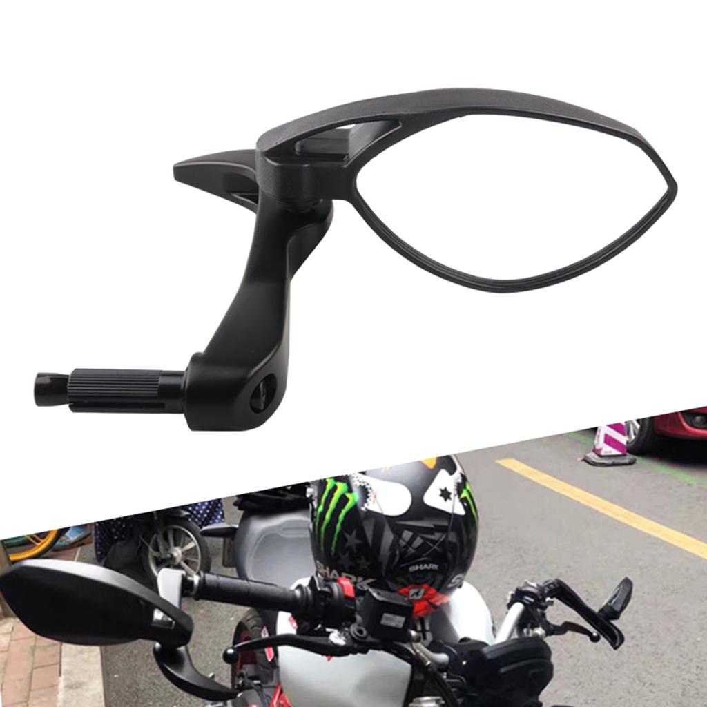 1 Pair Motorcycle Rearview Mirror for Scooter Electromobile Convex Rear View Mirror High Definition Handlebar End Mirror