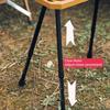 Gambe Tavolo da Campeggio Estensibili per Esterno con Design Telescopico Adatte per Allestimenti Portatili e Adattamenti Stabili