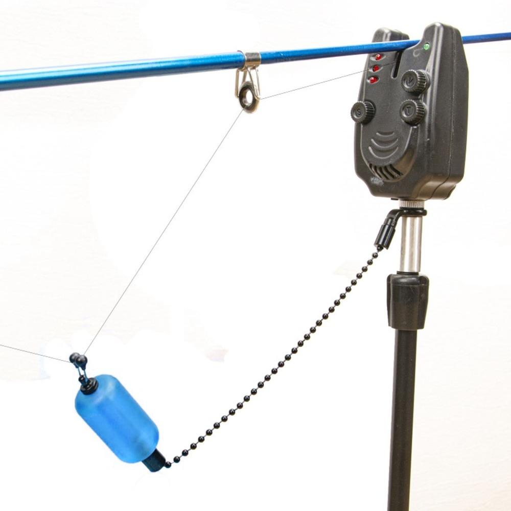 3PCS Iron Fishing Alarm Chain 3 Colors Fishing Alarm Hanger Bite Indicator Alerter  Outdoor Use