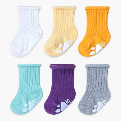 Hobby Baby Club Infant’s Unique Doldolri Ribbed Socks 6-Piece Set, Korean Baby Products