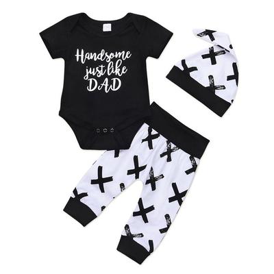 short sleeve long pants romper baby
