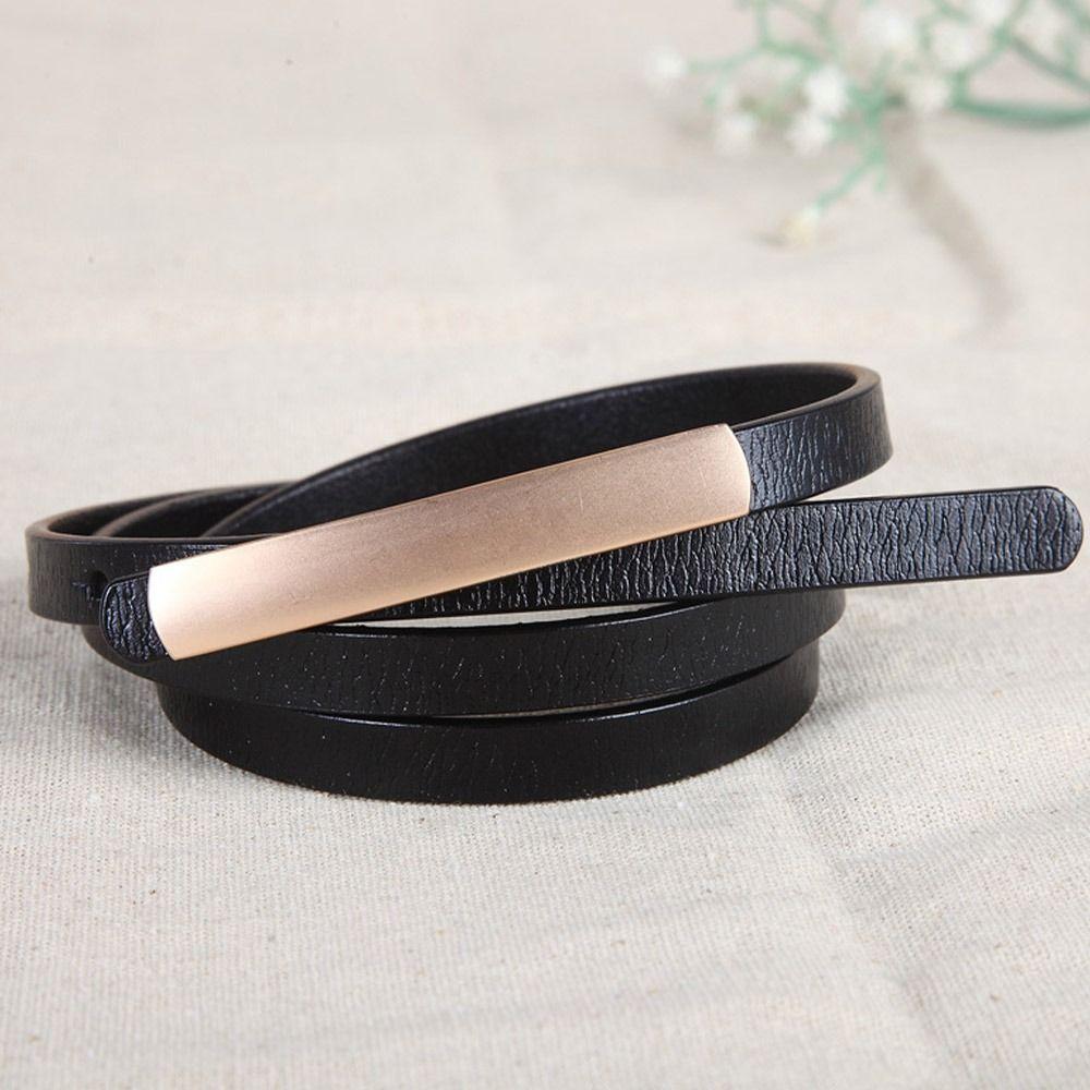 

Роскошный дизайн Ремень из натуральной кожи Женский Брючный Ремень для платья Модный Тонкий Пояс на талию